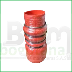 MANGUERA EN SILICONA CON ANILLOS EXTERNOS DE REFUERZO