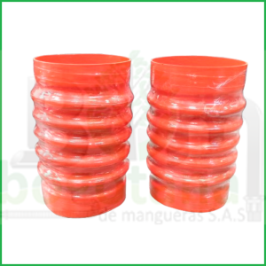 MANGUERA SILICONA CORRUGADA PARA PASO DE ALIMENTOS